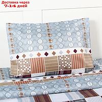 Постельное бельё 1,5сп Экономь и Я 150*225см, 150*225см, 50*70см-1шт, 60г/м2, микрофибра