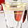 Бокал Ретро 236мл для вина Цветочный бордюр платина c золотом (6шт), фото 2