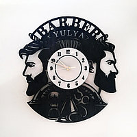 Часы настенные именные "Barber" (Диаметр 30 см)