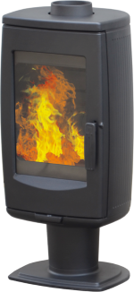 Печь Plamen Aria (черная, эмалированная)