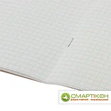 Тетрадь А5 48 л STAFF, скоба, клетка, офсет №2 ЭКОНОМ, обложка картон, "ОДИН ЦВЕТ", фото 4