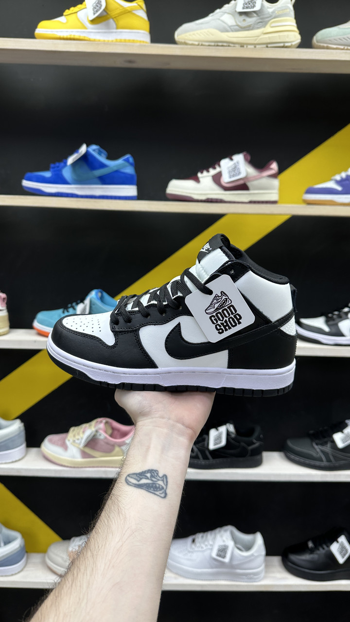 Кроссовки WTR Nike Dunk Mid Panda Black White