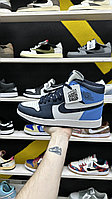 Кроссовки Air Jordan 1 High Blue Blue White