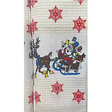 Полотенца С Новым Годом вафельные кухонные (2 шт.) 40*60 CHR007, фото 2