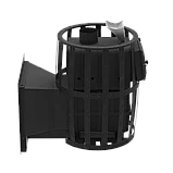 Печь-камин чугунная ВОЕВОДА ФЛАГМАН 20 СЕТЧАТЫЙ Ковка Кожух, ЗАКРЫТАЯ Каменка, дверка ПАНОРАМА, фото 5