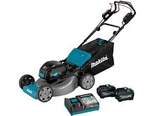 Газонокосилка аккумуляторная MAKITA XGT LM002GT201 (40.0 В, 2 акк., 5.0 А/ч, Li-Ion, шир. 530 мм, выс. 20-100