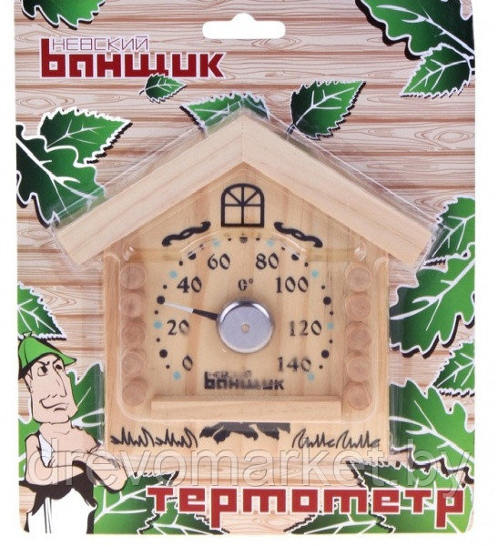 Термометр для бани и сауны "Избушка" - фото 1 - id-p34449059