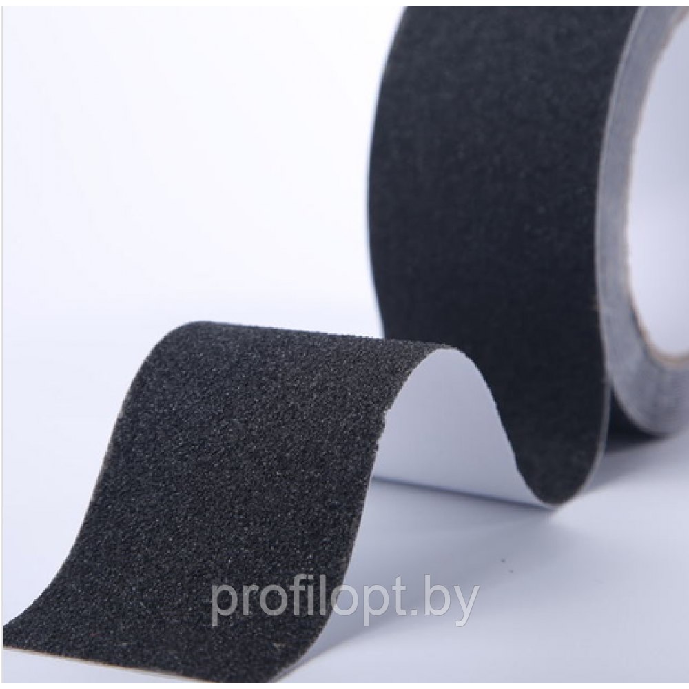 Лента противоскольжения крупной зернистости Черная 18,3м