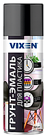 Грунт-эмаль для пластика черная матовая (RAL9005) VIXEN аэрозоль 520мл