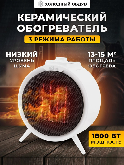 Обогреватель тепловентилятор BORG TSH-M1 керамический