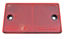 Светоотражатель 3202-3731, прямоугольный красный