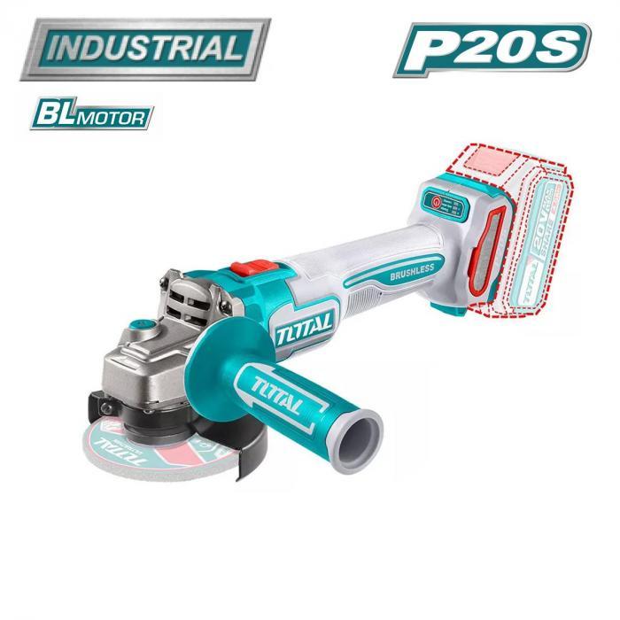 Углошлифмашина аккумуляторная TOTAL TAGLI21154