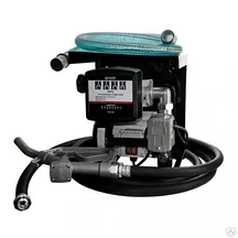 Станция перекачки топлива 220V 60 л/мин, для работы с дизелем и керосином, с защитой от перелива .