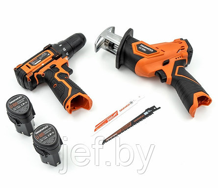 Набор аккумуляторного инструмента DAEWOO DGA 1220LI SET, фото 2