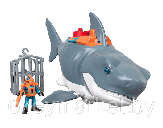 Игровой набор Mattel Imaginext Акула Мощный укус, GKG77, фото 3
