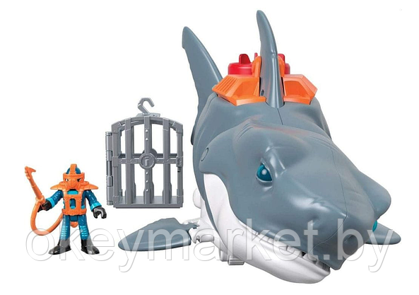Игровой набор Mattel Imaginext Акула Мощный укус, GKG77, фото 2