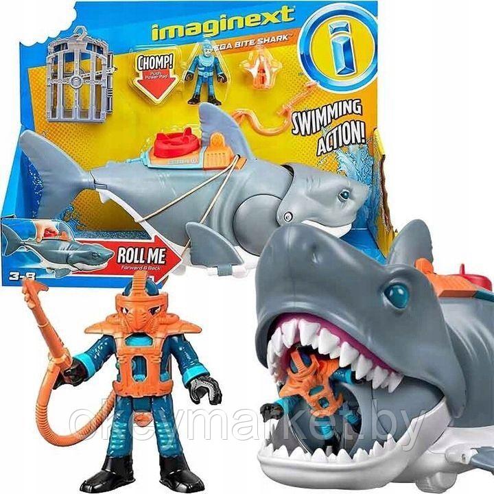 Игровой набор Mattel Imaginext Акула Мощный укус, GKG77, фото 2