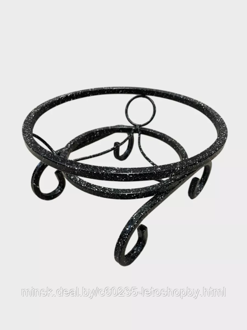 Кованая напольная подставка для цветов "ПЦН-29-13