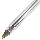 Ручка шариковая STAFF Basic BP-01 эконом синяя, фото 3