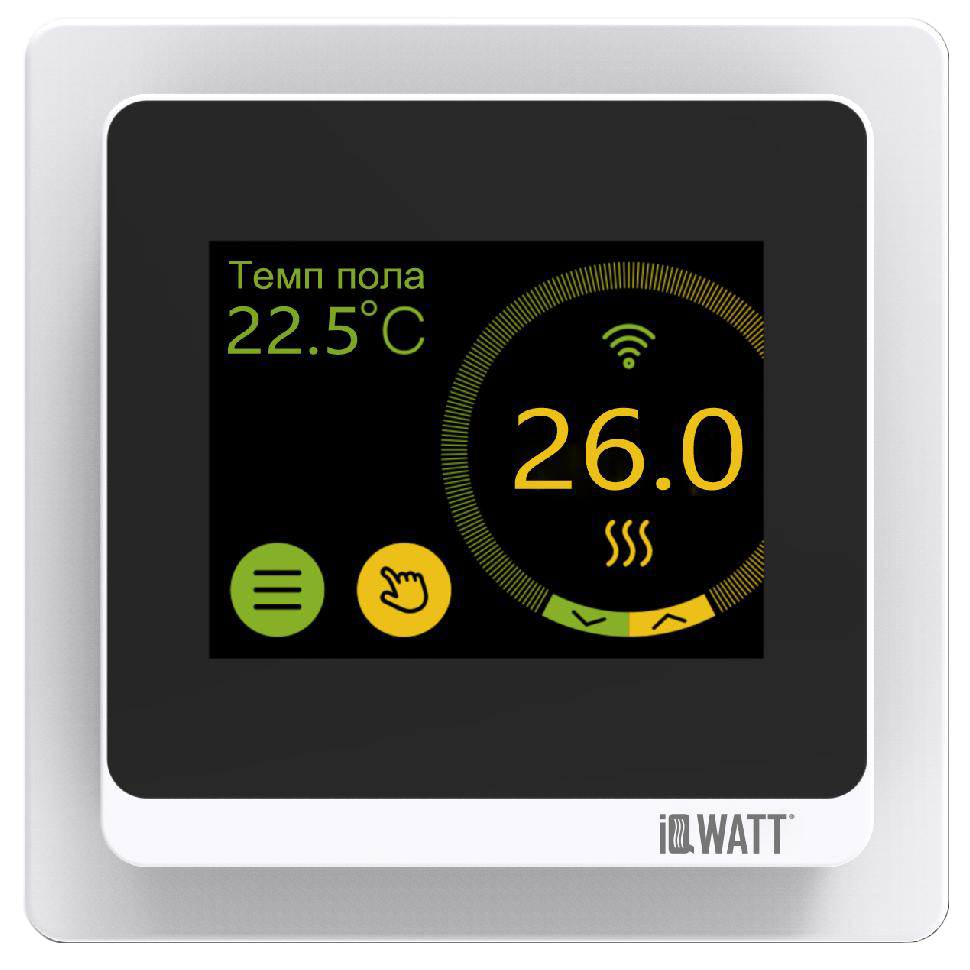 Программируемый терморегулятор iQ Thermostat Smart Heat Wi-Fi с Алисой, белый