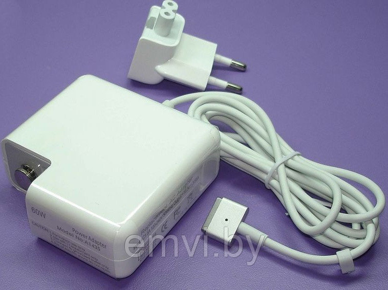 Блок питания Apple 60W MagSafe 2, 16.5V 3.65A