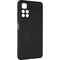 Чехол-накладка для Xiaomi Poco M4 Pro 5g (силикон) черный с защитой камеры