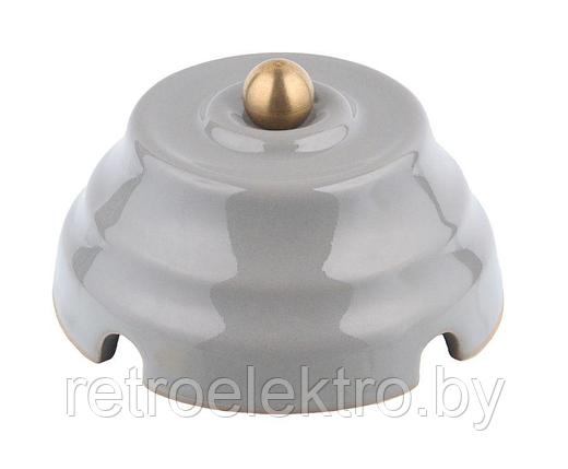 Распределительная коробка с подложкой Астория Д 90 мм Серый, Interior Electric, фото 2