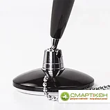 Ручка шариковая настольная BRAUBERG Стенд-Пен Блэк1 на цепочке, синяя, корпус черный, линия письма 0,5 мм, фото 5