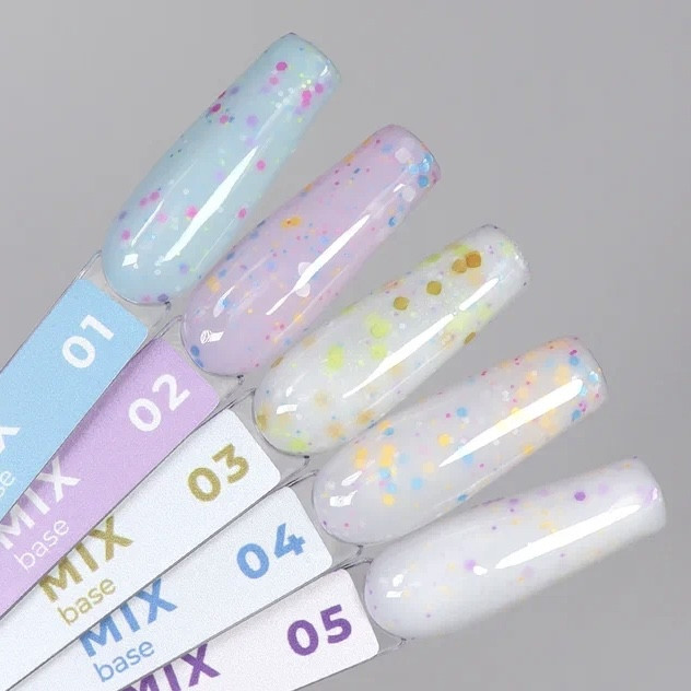 Камуфлирующая база Nik Nails MIX, 15 мл