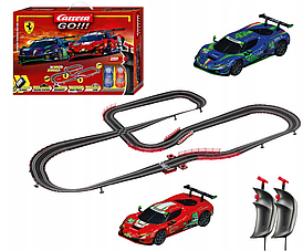 Автотрек Carrera GO!!! - 8,6-метровая автомобильная трасса Ferrari Power Racing + 2 машины 62575