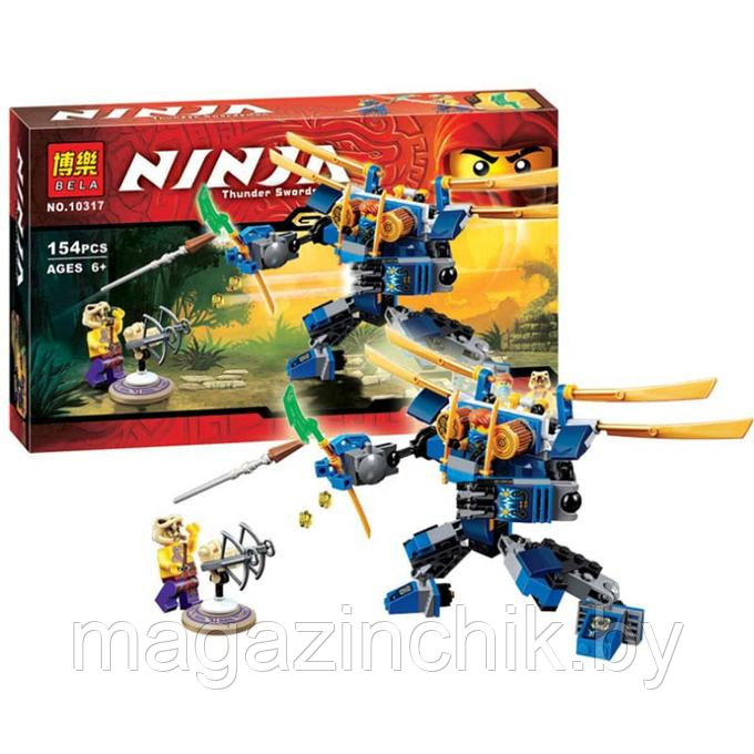 Конструктор Ниндзяго NINJAGO Летающий робот Джея 10317, 154 дет, аналог Лего Ниндзя го (LEGO) 70754 - фото 2 - id-p34482038