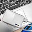 Портативное зарядное устройство Power Bank 10 000mAh Kinetic, с индикатором заряда. Белый, фото 6