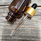 Флакон капельница с золотой крышкой, 30 мл, фото 3