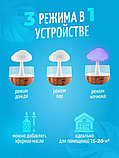 Увлажнитель воздуха - аромадиффузор - ночник Гриб (Облако) Cloud Rain Humidifier, фото 3