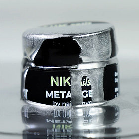 Гель-краска Nik nails METAL GEL, 5гр.