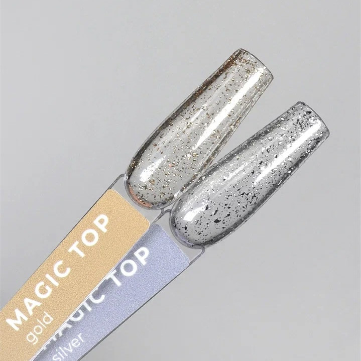 Топ Magic Nik Nails SILVER, 15 мл