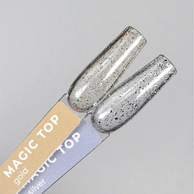 Топ Magic Nik Nails SILVER, 15 мл