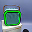 Музыкальная беспроводная колонка К-12 (2 микрофона) Colorful karaoke sound system (синяя), фото 10