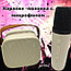 Караоке-колонка с микрофоном Colorful karaoke sound system (звуковые эффекты) Бежевый, фото 2