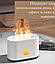 Аромадиффузор - ночник с эффектом пламени Flame Humidifier SL-168  Белый Матовый/Цветное пламя, фото 4