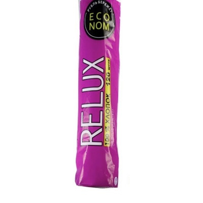 Ватные диски RELUX, 100% хлопок, 120 шт в упаковке/24 (цв. белый), страна происх. РОССИЯ