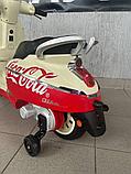 Детский электромотоцикл RiverToys Z222ZZ (красный) CC, фото 3