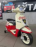 Детский электромотоцикл RiverToys Z222ZZ (красный) CC, фото 6