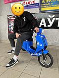 Детский электроскутер RiverToys A111AA (синий) скорость 20 км/ч, до 65 кг., фото 6