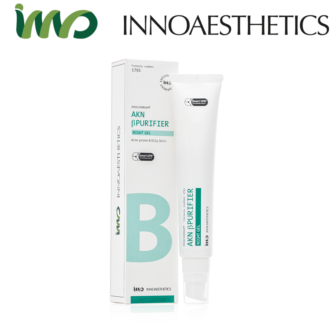 Гель ночной для жирной кожи Innoaesthetics INNO-DERMA AKN Purifier Night Gel 50мл