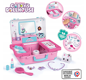 Игровой набор Smoby Cat house Gabi - Чемодан с косметикой Кукольный домик Габи + 15 аксессуаров - Смоби 320166