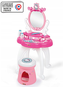 Игровой набор Smoby My Beauty - Туалетный столик Hello Kitty с зеркалом + 10 аксессуаров - Смоби 	320239
