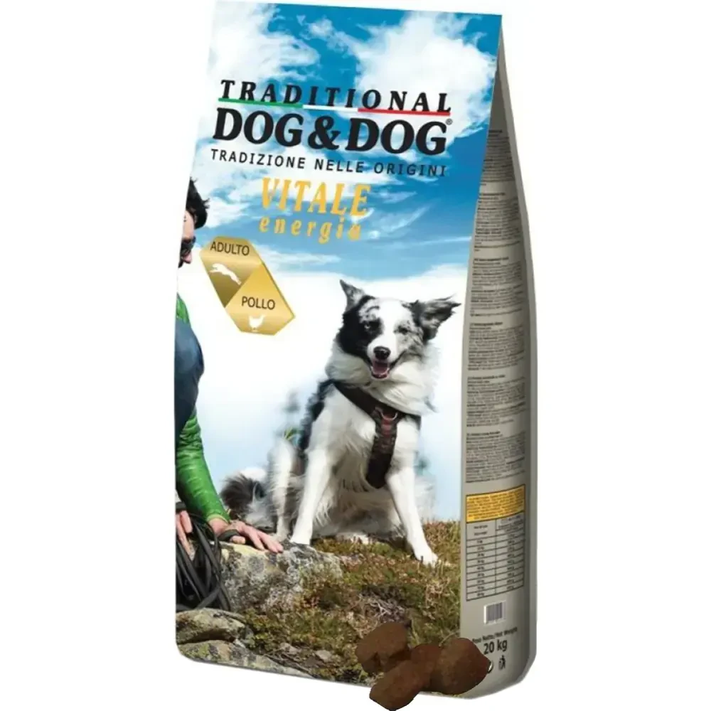 Сухой корм Dog&Dog Vitale Energia для активных собак со вкусом курицы (развес)