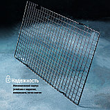 Решётка для глазирования и остывания кондитерских изделий KONFINETTA, 40×25×1,5 см, цвет чёрный (под заказ), фото 2