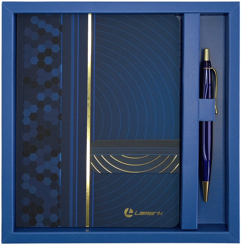 Набор подарочный Lamark "Элегант": тетрадь, магн.закладка, ручка подарочная, GF0002-02